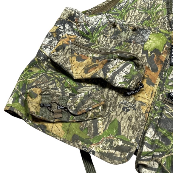 Mossy Oak Obsession Turkey Thugs Camo Utility Hunting Vest Mens 2XL - Picture 3 of 10